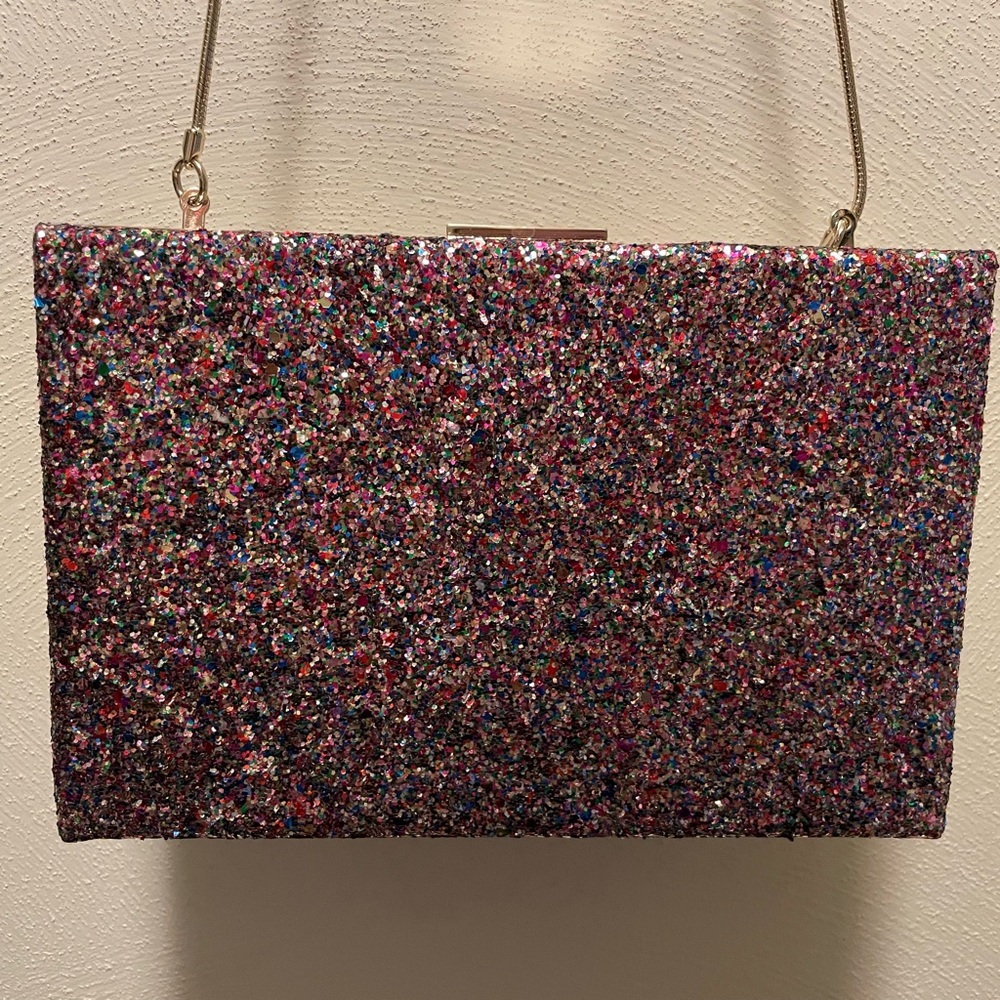 Kate Spade Multi Glitter Clutch / Crossbody Purse